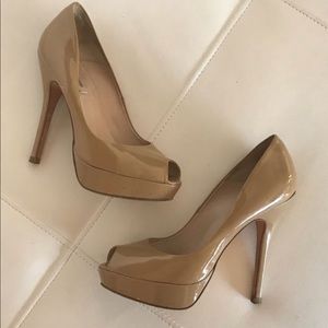 L.K. Bennett- Platform Peep Toe - 39- US 38.5